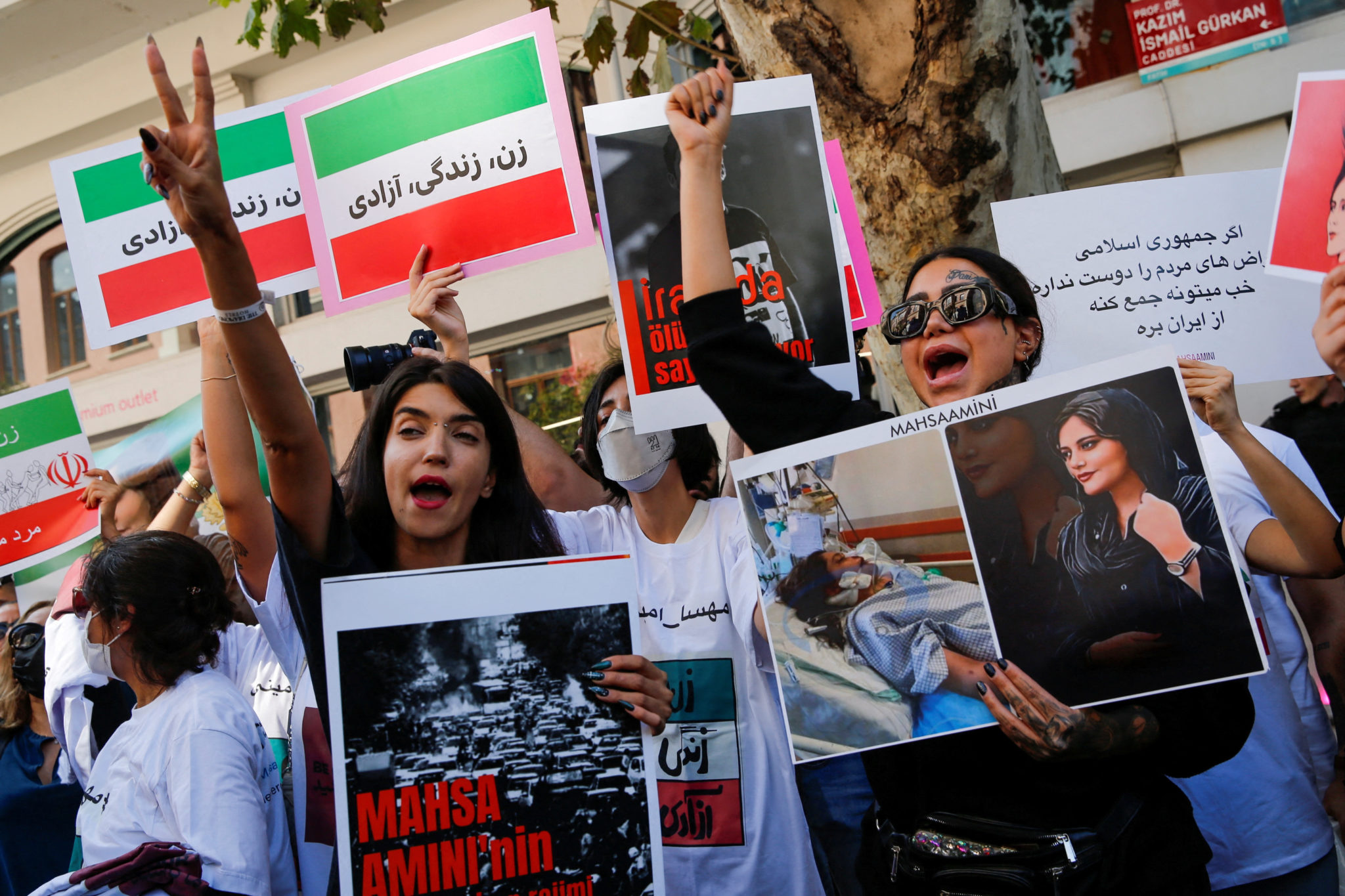 Iran protests over woman's death persist despite crackdown Inquirer News