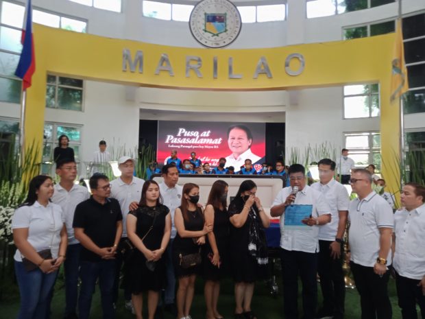 Late Marilao town Mayor Silvestre laid to rest in Bulacan