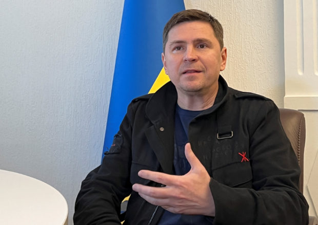 Ukrainian presidential adviser Mykhailo Podolyak
