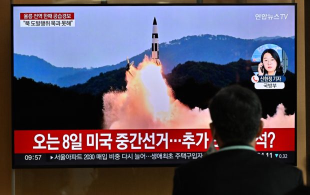North Korea fires more than 10 missiles on November 2, 2022, including one that landed close to South Korea's waters.