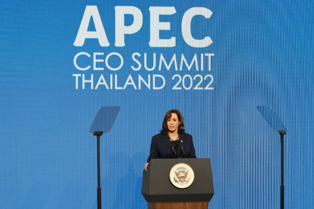 Vice President Kamala Harris tells Asian leaders that the US is committed to the region