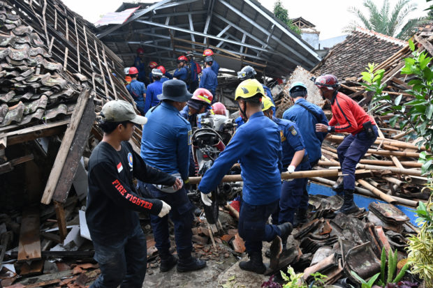 Indonesian girl, 7, found dead after strong earthquake