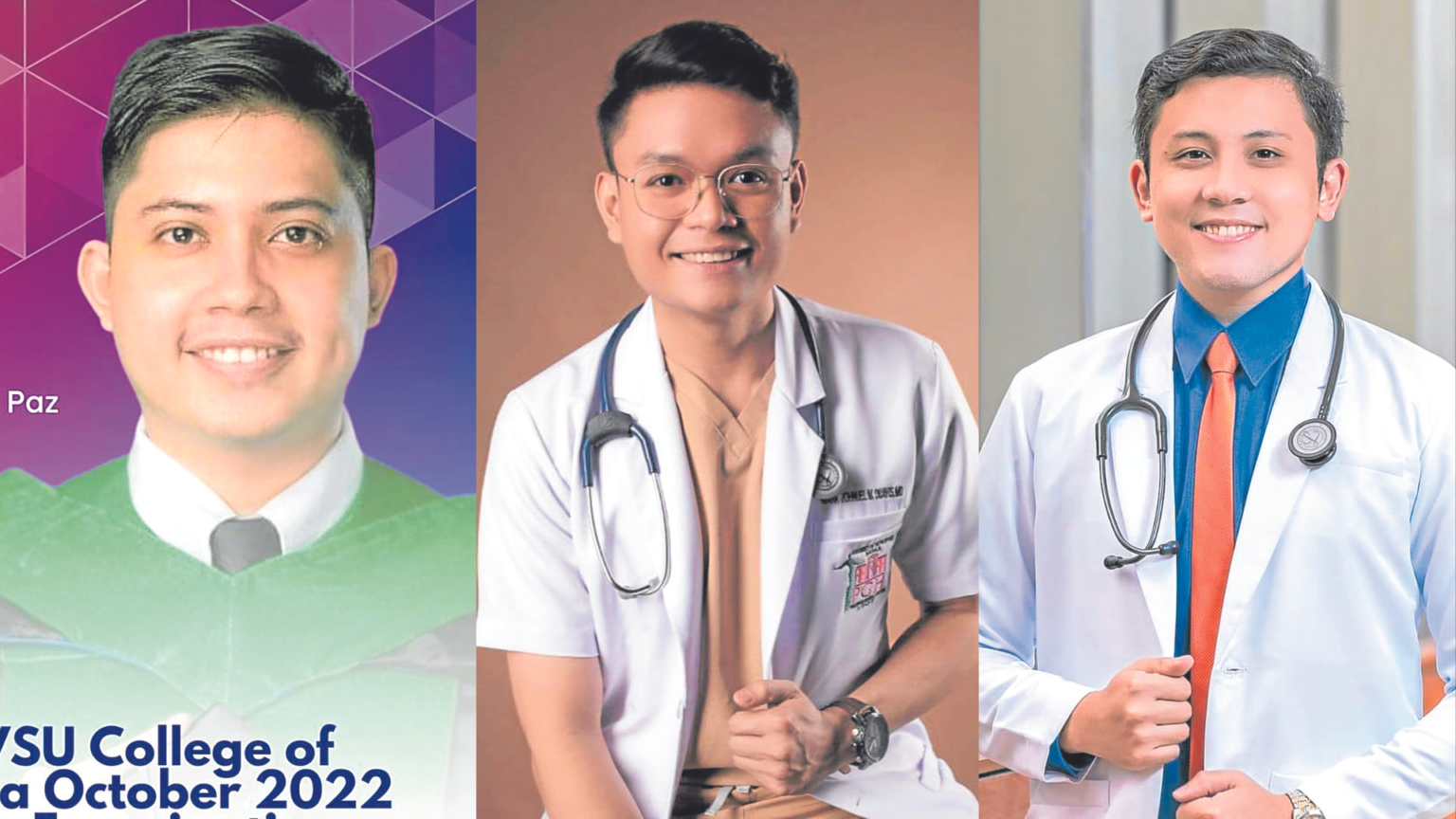 3 Visayas grads among top medical board exam passers Inquirer News