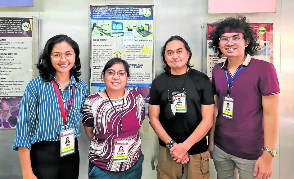 The Filipino Genome Research Program is a three-tiered P172-million project, and Delfin’s team, with Kristin Pusing, Aileen Boquiren and Noriel Esteban, is in charge of the part that focuses on different Philippine demographics