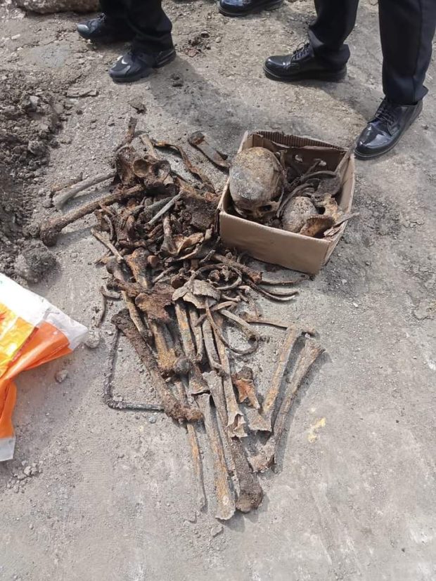 Construction site for DOJ office yields human bones  Photo from DOJ-PIO