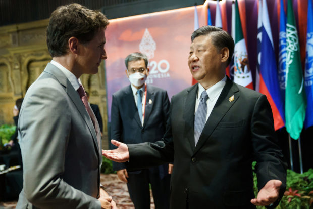 China's Xi confronts Canada's Trudeau
