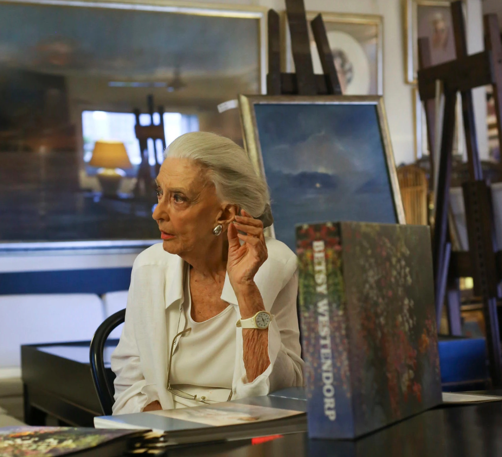 “Here is a woman who, in the name of love, reached the shores of a foreign country that energized her to be an artist,” said art critic Cid Reyes, who wrote a two-volume coffee table book, “Betsy Westendorp.”