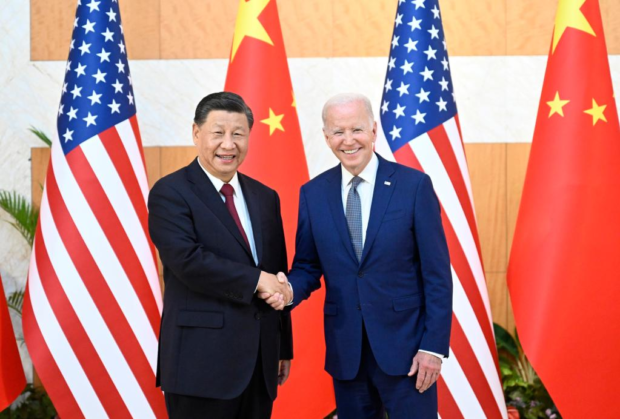 President Xi Jinping meets with US President Joe Biden