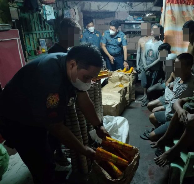 8 held as cops raid illegal factory of firecrackers in Bulacan