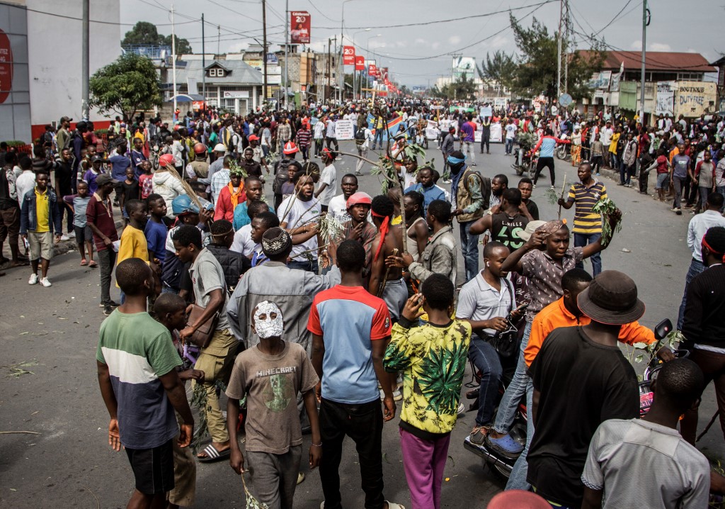 Thousands Protest Rwanda In Eastern DR Congo City | Inquirer News