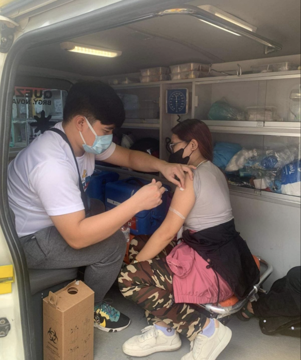 Vaccination booths were put up in three cemeteries in Quezon City for All Saints’ Day, its local government said Tuesday. 