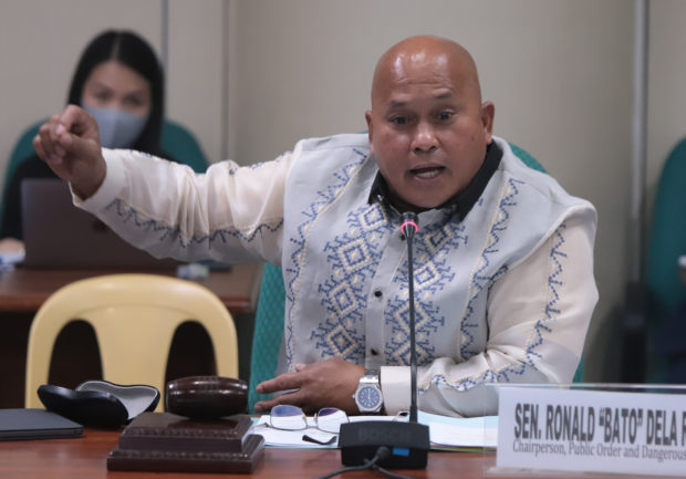 The Philippine National Police (PNP) should just amend the 1987 Constitution and rethink about putting the word "national" in its name if it cannot even issue local police clearances correctly, former police chief and now Senator Ronald dela Rosa said on Tuesday.