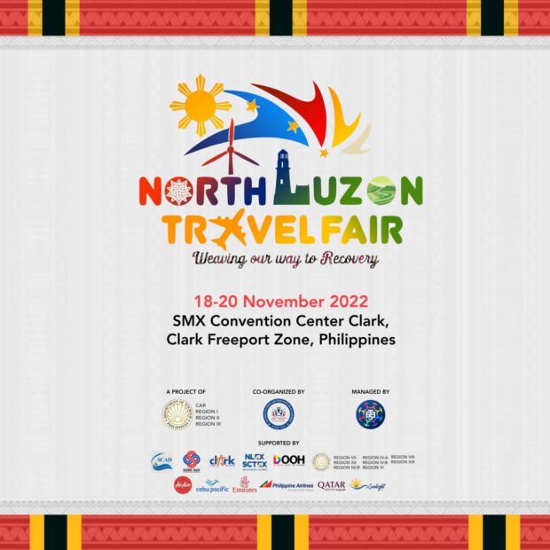 A travel fair will be launched in North Luzon from Nov. 18 to 20, in an effort to boost tourism recovery and cultural diversity, said the Department of Tourism (DOT) on Tuesday.