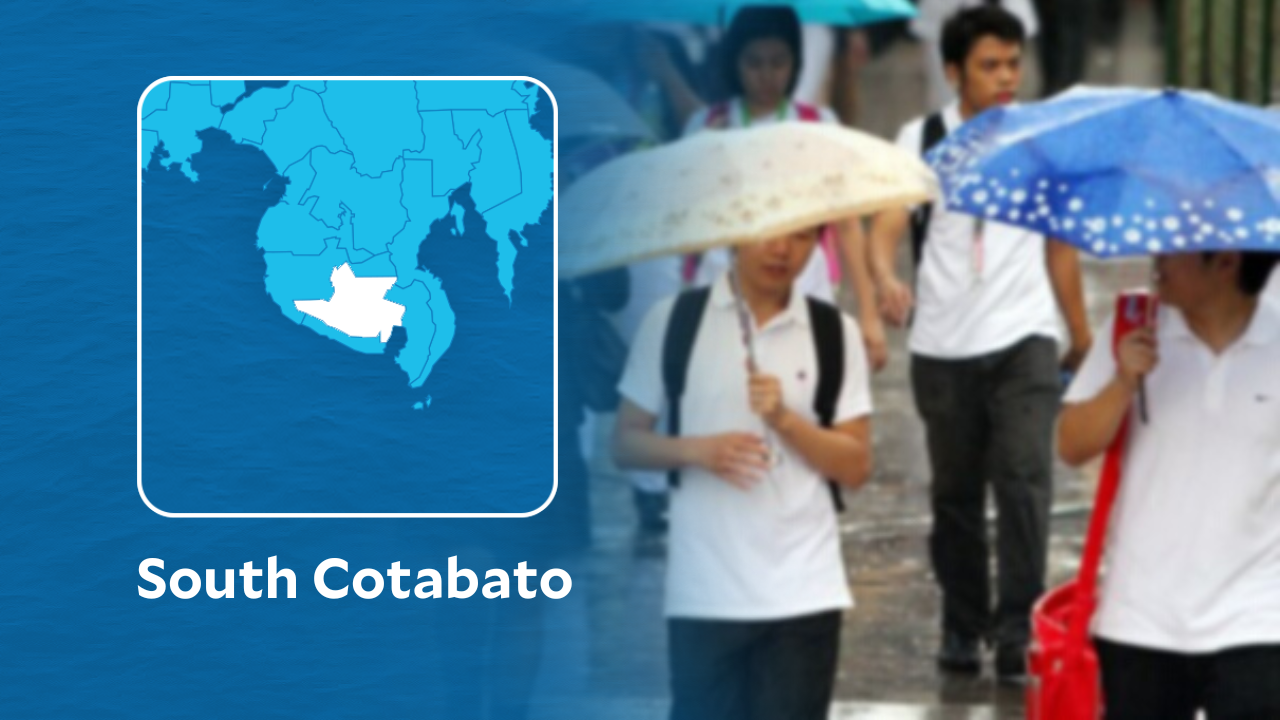 Classes In South Cotabato Province Suspended Due To Bad Weather 