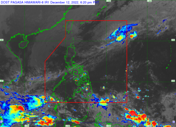 Tropical Storm Rosal slightly weakens as it continued to pass over the Philippine Sea.