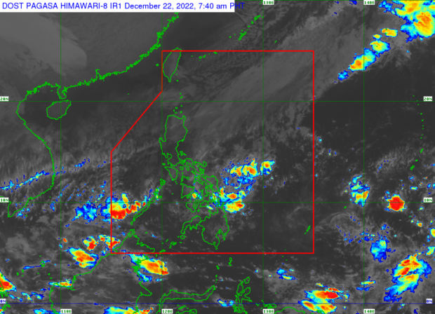 Pagasa says rain is likely this weekend due to an LPA that may turn into a storm