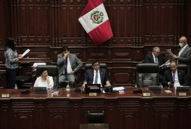Peru's new president on Monday offered lawmakers a plan to bring elections forward by two years