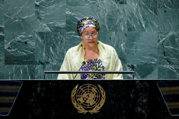 Deputy U.N. chief Amina Mohammed urges countries to urgently consider Haiti's request for an international specialized armed force.