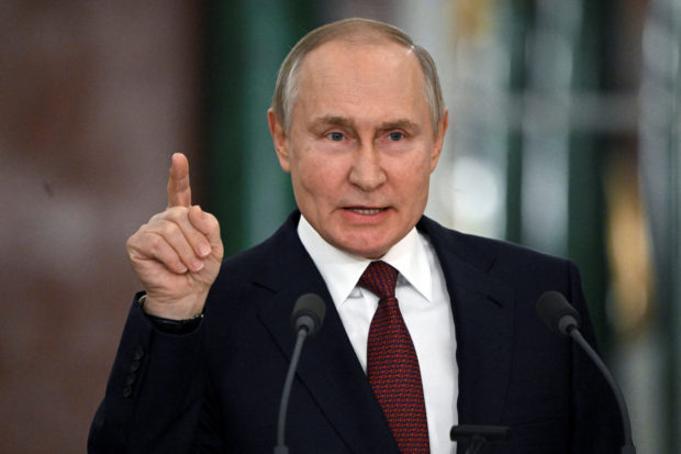 President Vladimir Putin says Russia wants an end to the war in Ukraine