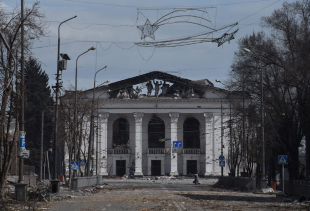 Russian authorities in the occupied Ukrainian city of Mariupol starts demolishing most of the city's drama theater.