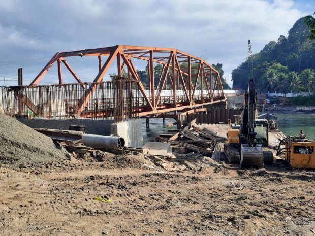 Agus Bridge. STORY: DPWH limits traffic across 44-year-old bridge in Iligan City