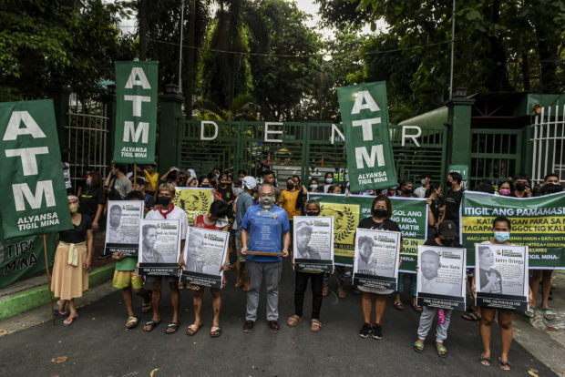 Human rights and environmental groups honor slain environmental defenders.