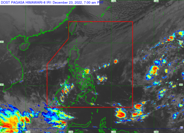 Gale warnings are up over Luzon and  Visayas seaboards amid a strong northeast monsoon