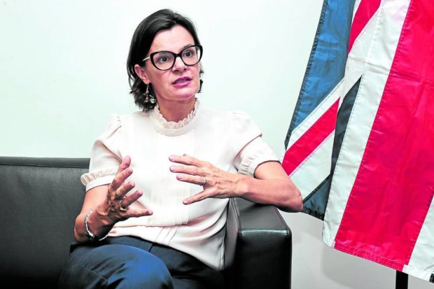 UK Ambassador to the Philippines Laure Beaufils says the country is fortunate to have strong women leaders. STORY: UK envoy ‘shines a light’ on gender-based violence