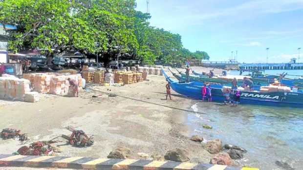 Soldiers from the Naval Forces in Western Mindanao intercept more than P50 million worth of smuggled cigarettes along the west coast of Zamboanga City on Nov. 23