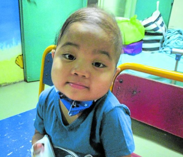 Lucas Rauwin Pura. STORY: 3-year-old boy with leukemia says he won’t cry because he’s strong