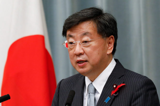 Chief Cabinet Secretary Hirokazu Matsuno