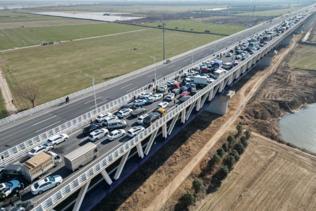 China road accident