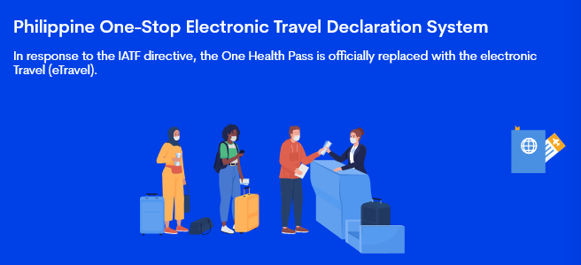 The government on Friday launched eTravel, an online site for the arrival information and health declaration checklist of inbound travelers, Malacañang announced.