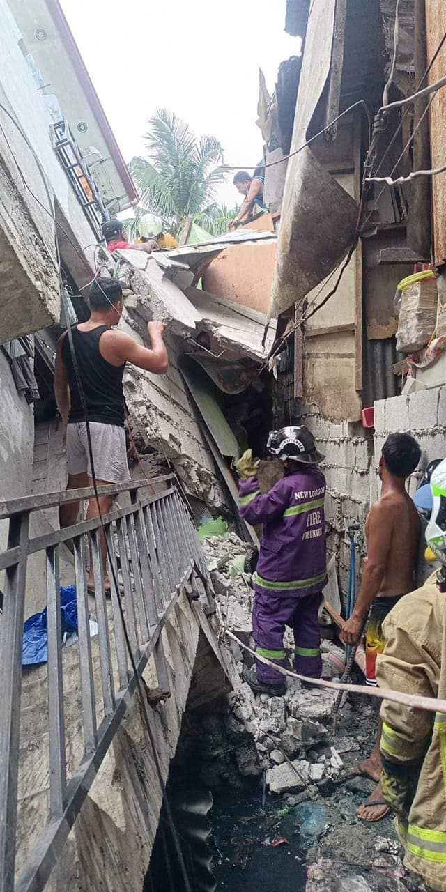 4-story building in Malabon City collapses