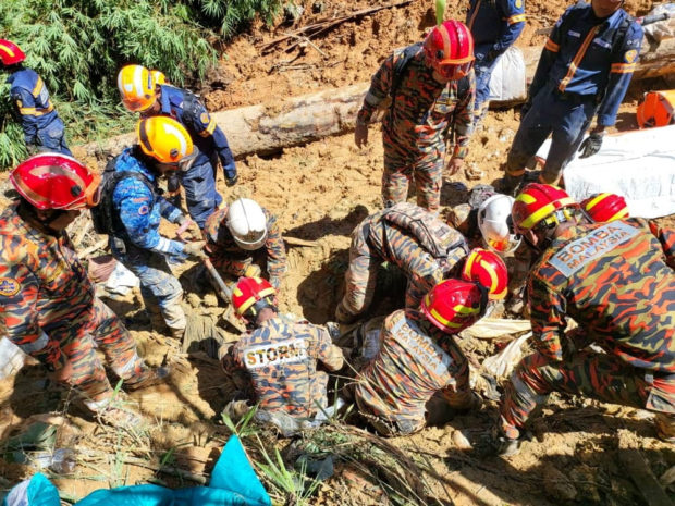 Landslide in Batang Kali, Selangor State