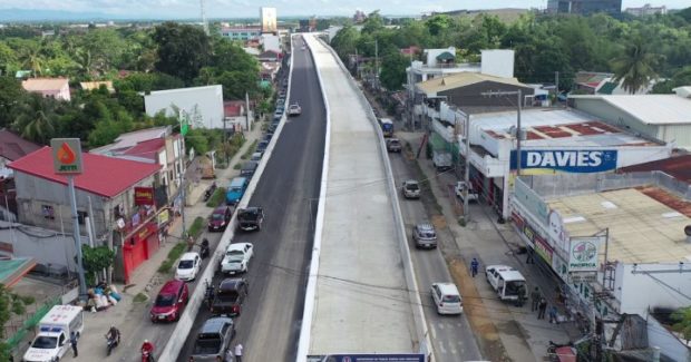 Ungka flyover straddling Iloilo City and Pavia town STORY: DPWH orders probe of ‘sinking’ Iloilo flyover