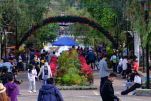 As border restrictions ease, holiday crowds swarm Baguio