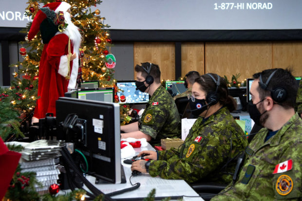 FILE PHOTO: 22 Wing NORAD Tracks Santa Media Day