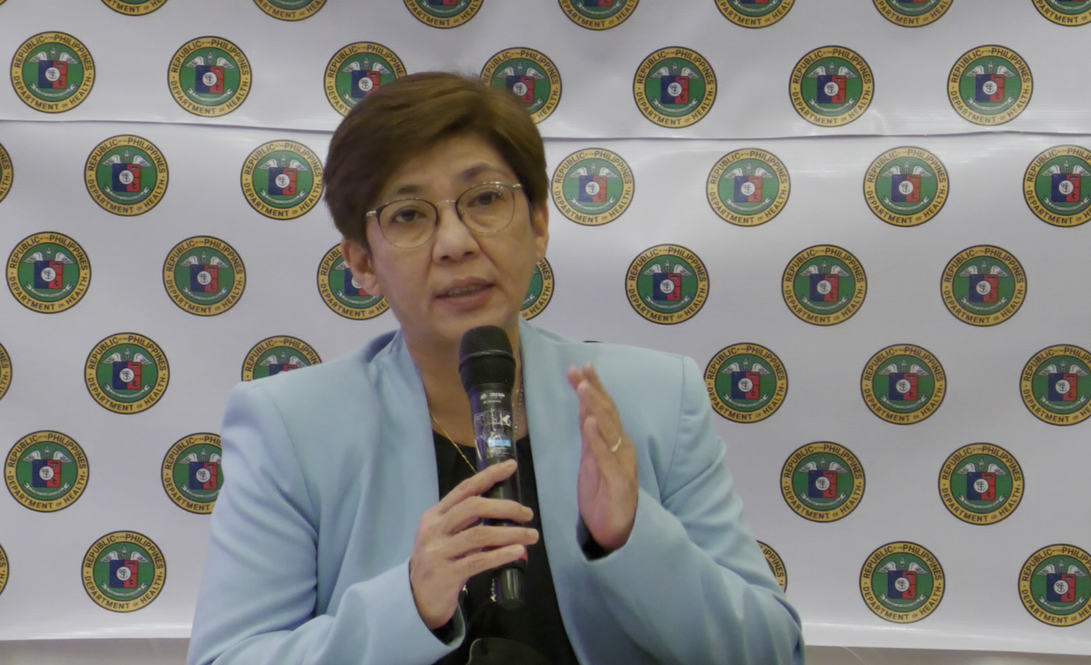 Health officer-in-charge Maria Rosario Vergeire answers media questions in a media forum on Tuesday, December 20