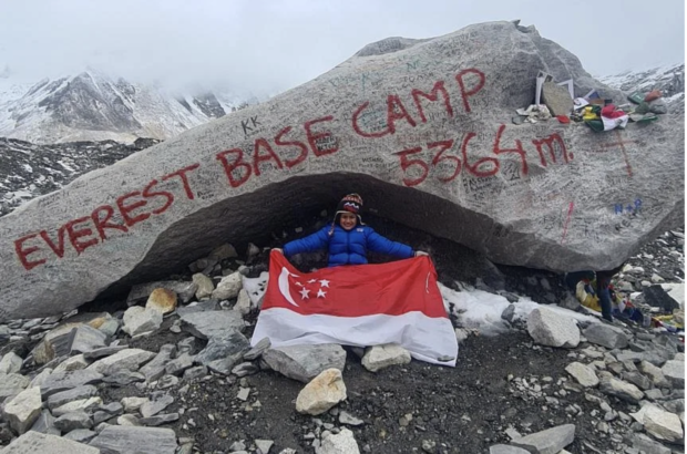 Six-year-old Om Madan Garg for story;6-year-old becomes youngest Singaporean to trek to Everest Base Camp