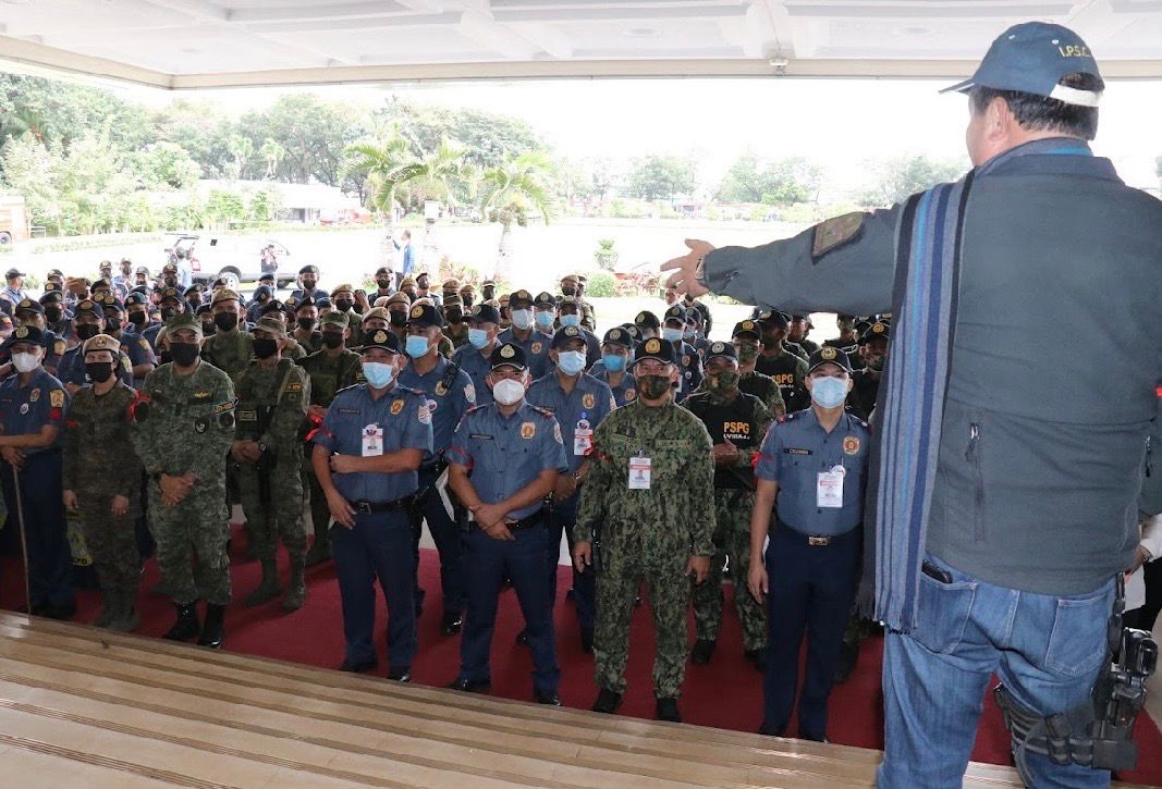 the "anti-terrorism" security exercise of the institution at the Batasan Complex in Quezon City 