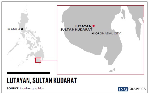 Map of Sultan Kudarat. STORY: Mangudadatu kin, aide slain in Sultan Kudarat