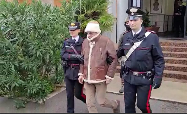 Italian anti-mafia police caught Sicilian godfather Matteo Messina Denaro on Monday, ending a 30-year manhunt for Italy's most wanted fugitive. 