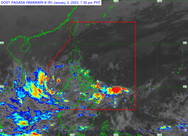 The northeast monsoon will continue to bring rain over most parts of Luzon on Wednesday, said the Philippine Atmospheric, Geophysical and Astronomical Services Administration (Pagasa).