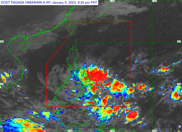 Rain shower will continue over the majority of the country on Tuesday due to the trough of a low pressure area (LPA) and the northeast monsoon, locally known as “amihan,” said the Philippine Atmospheric, Geophysical and Astronomical Services Administration (Pagasa).