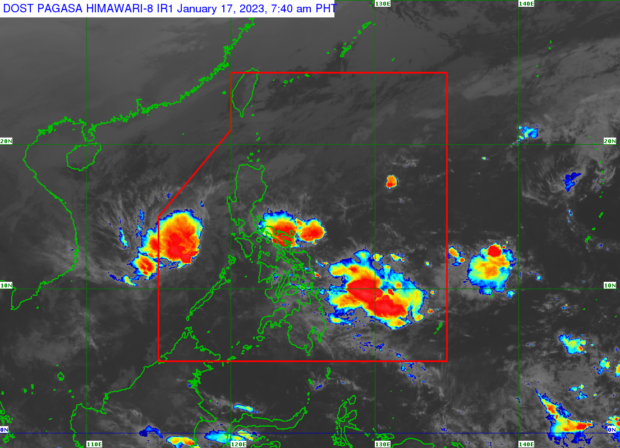 Two low-pressure areas are currently inside the Philippine area of responsibility as a new one developed on Tuesday, Pagasa said.