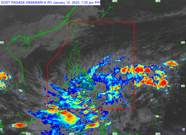 The low pressure area (LPA) located east of Surigao del Sur and the northeast monsoon will bring widespread rain in the majority of the country on Wednesday, said the Philippine Atmospheric Geophysical and Astronomical Services Administration (Pagasa).