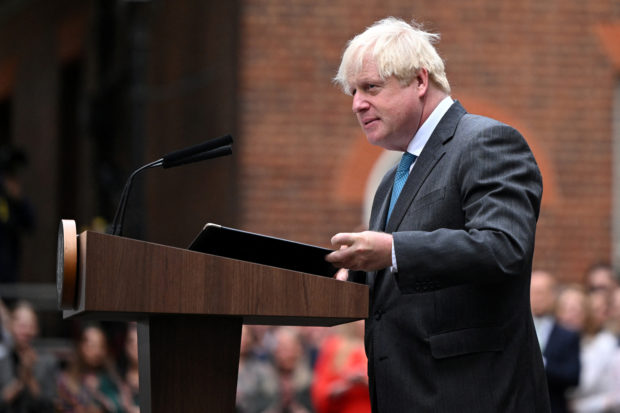 Former British Prime Minister Boris Johnson strikes a deal with publisher Harper Collins to write a memoir