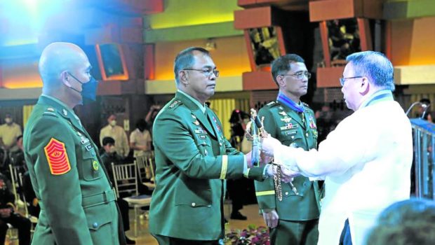 The return of Gen. Andres Centino as chief of the Armed Forces of the Philippines catches many by surprise as it is a break from the norm, starting with the brief turnover ceremonies on Saturday. STORY: Returning AFP chief tells troops: Stop ‘squabbling’