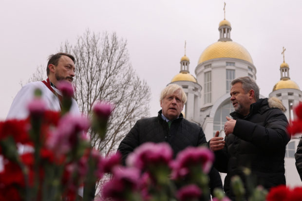 Boris Johnson visits Kyiv